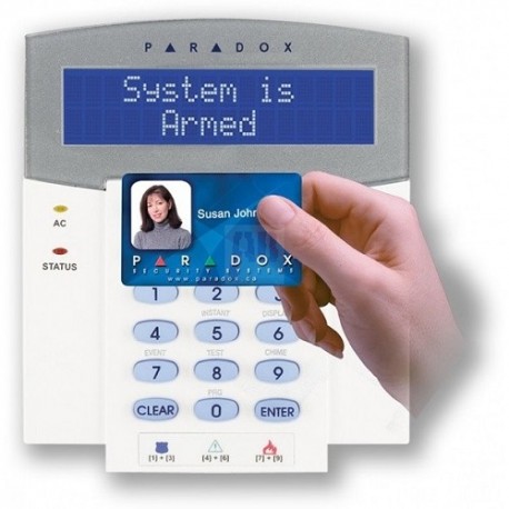 LCD клавиатура с вграден четец