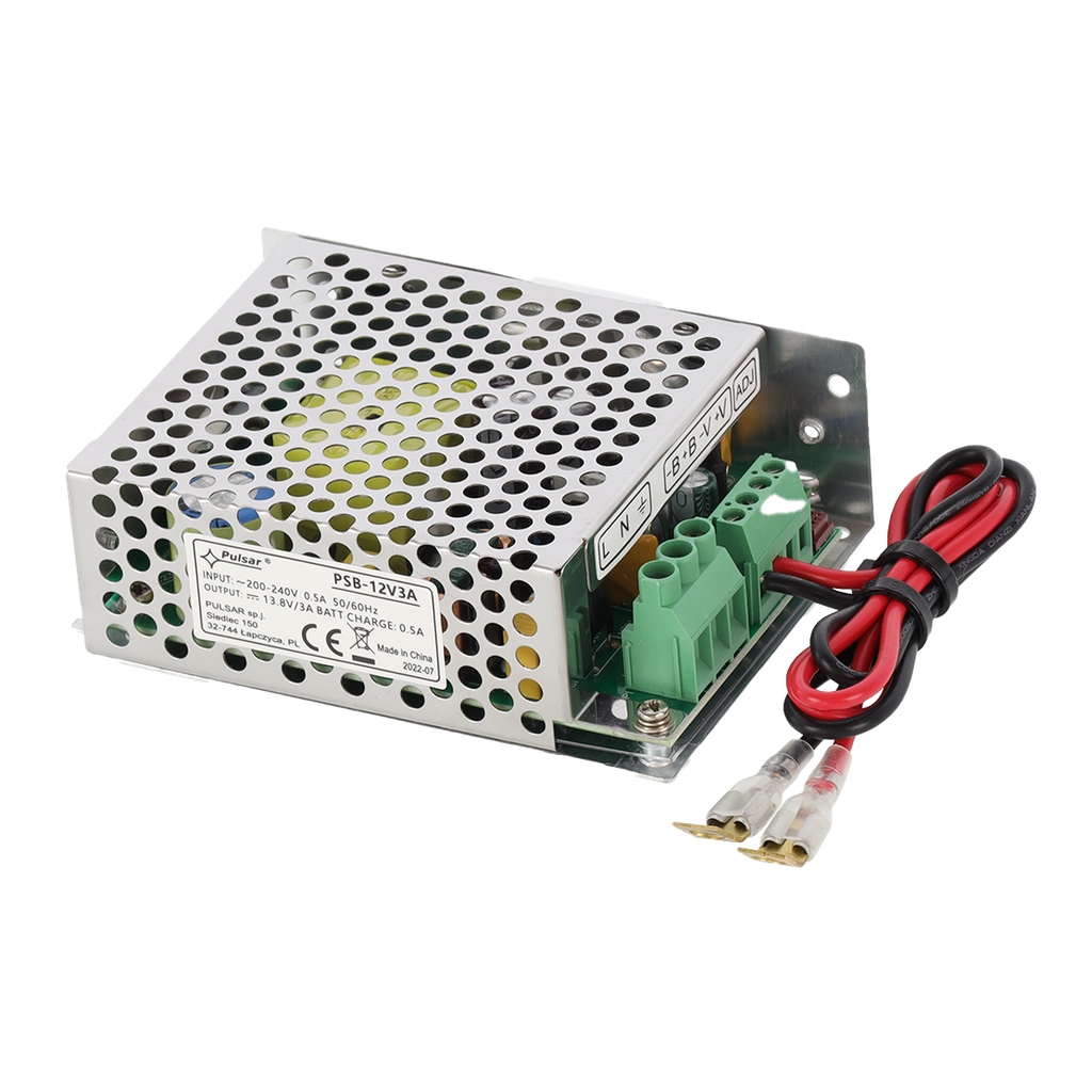 PSB-12V3A, Захранващ блок 12Vdc/3A с UPS функция 