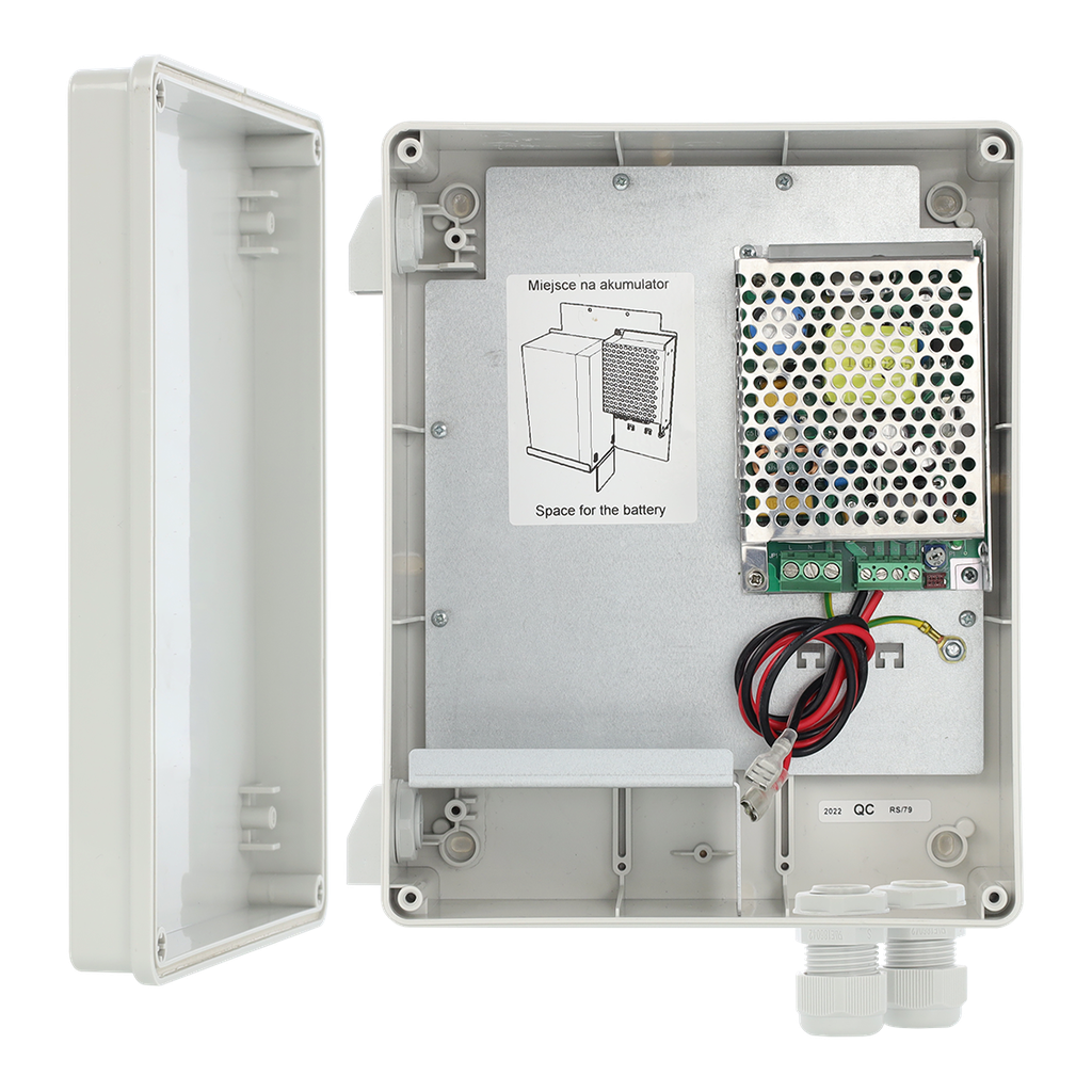 Захранващ блок 13.8Vdc/3A с UPS функция за акумулаторно резервиране на изходното напрежение