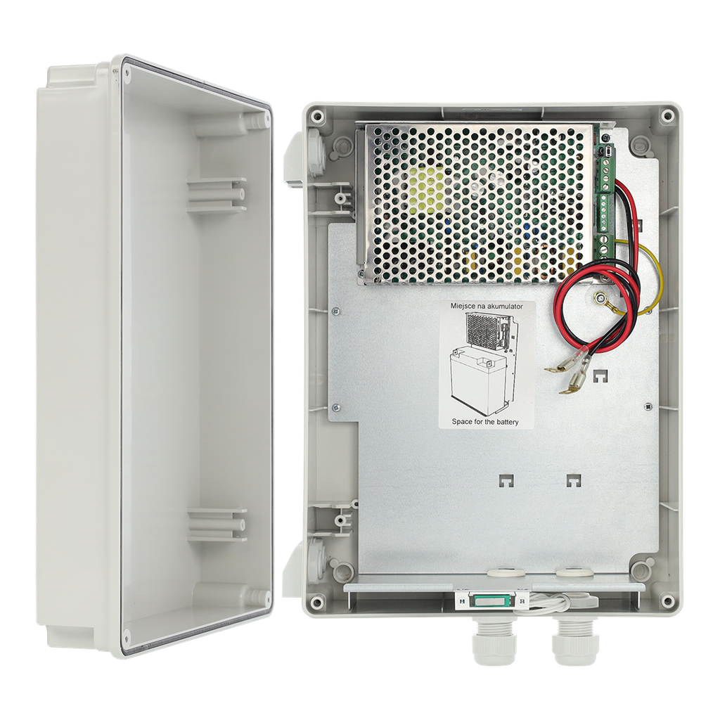 Захранващ блок 13.8Vdc/5A с UPS функция за акумулаторно резервиране на изходното напрежение