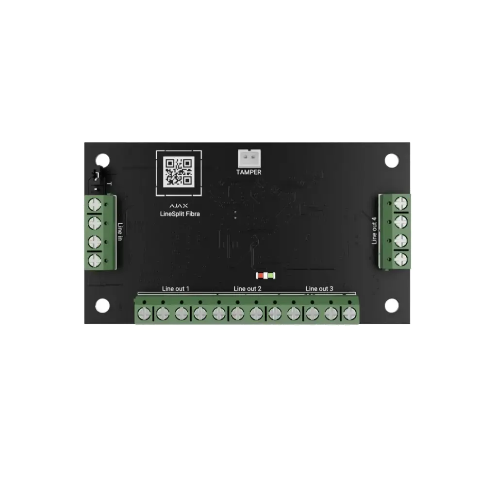 Модул (платка) LineSplit, разделя една линия Fibra на четири