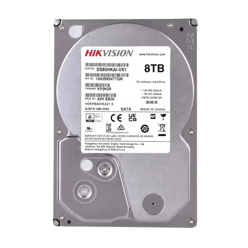 Surveillance 8TB 5400rpm 3.5" SATA