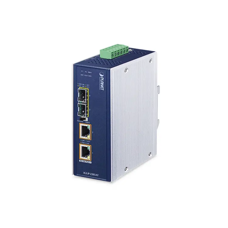 IGUP-805AT, конвертор Ind.1-Port 100/1000X to 10/1