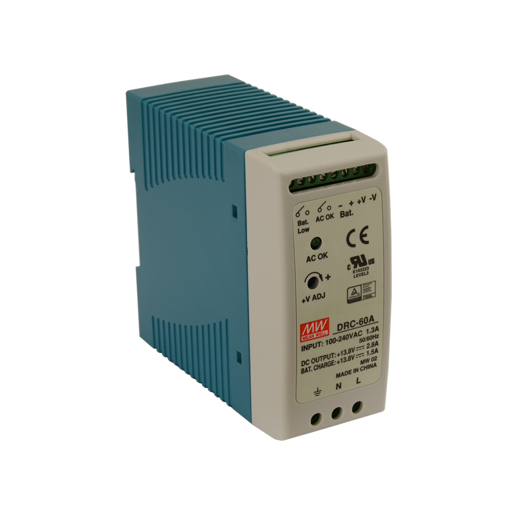 Захранващ блок за монтаж на DIN шина с UPS функция 12Vdc/2.8A