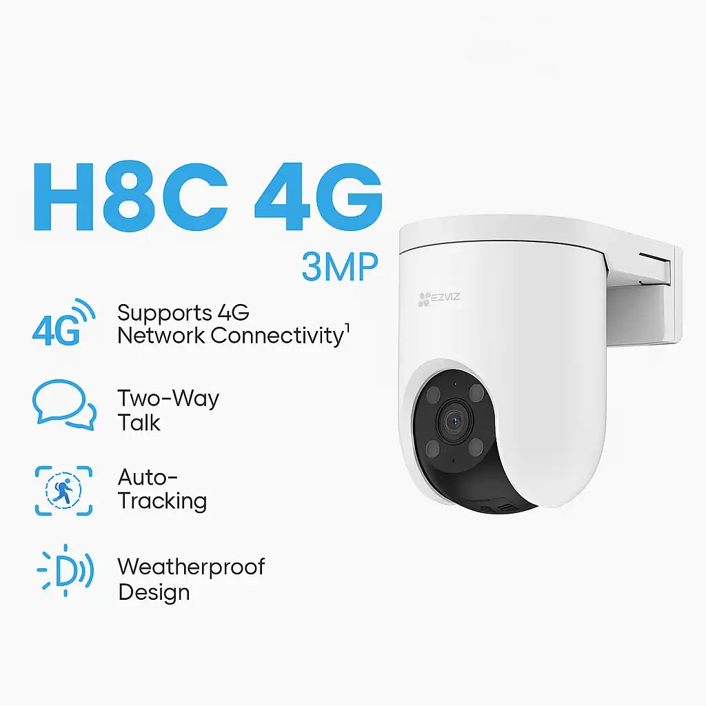 Безжична управляема IP камера Ден/Нощ 3MP 4мм