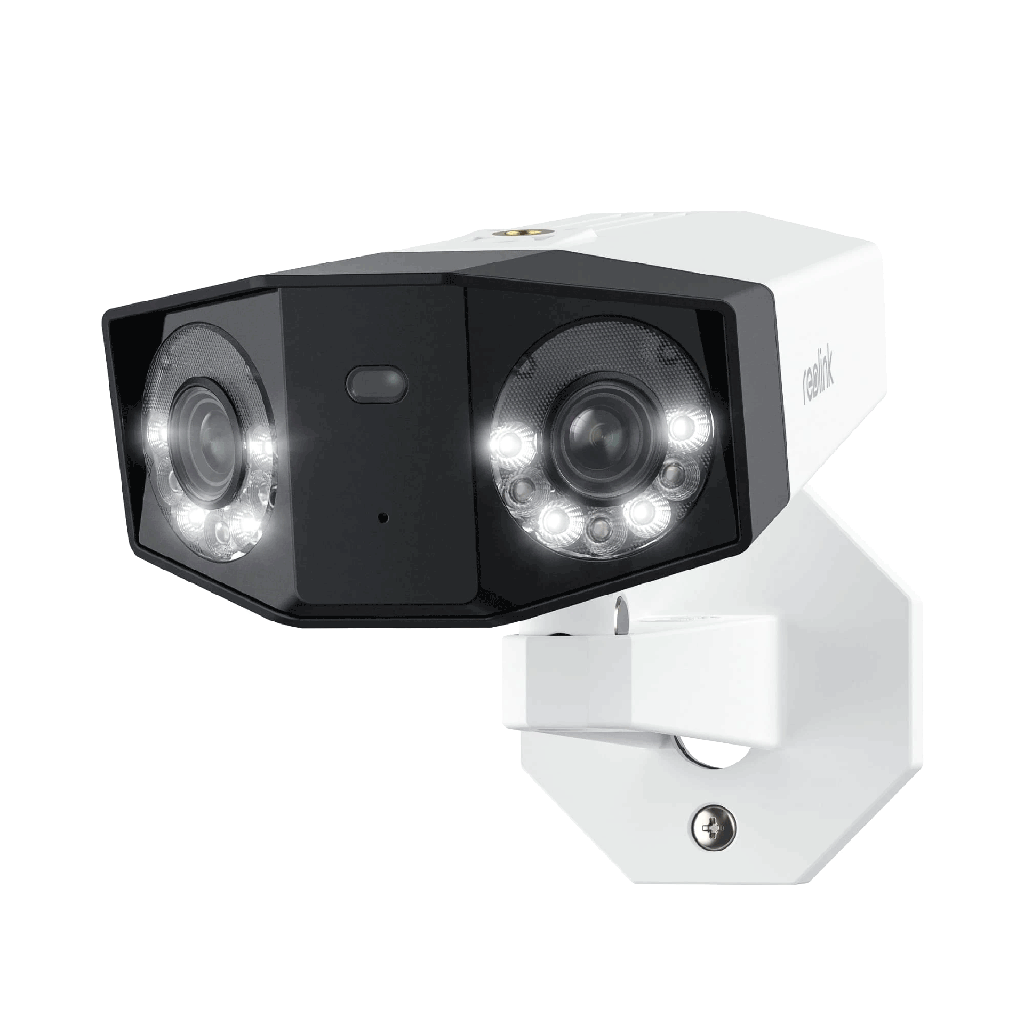Корпусна панорамна 180° IP камера 8MP 3.2мм + 3.2мм