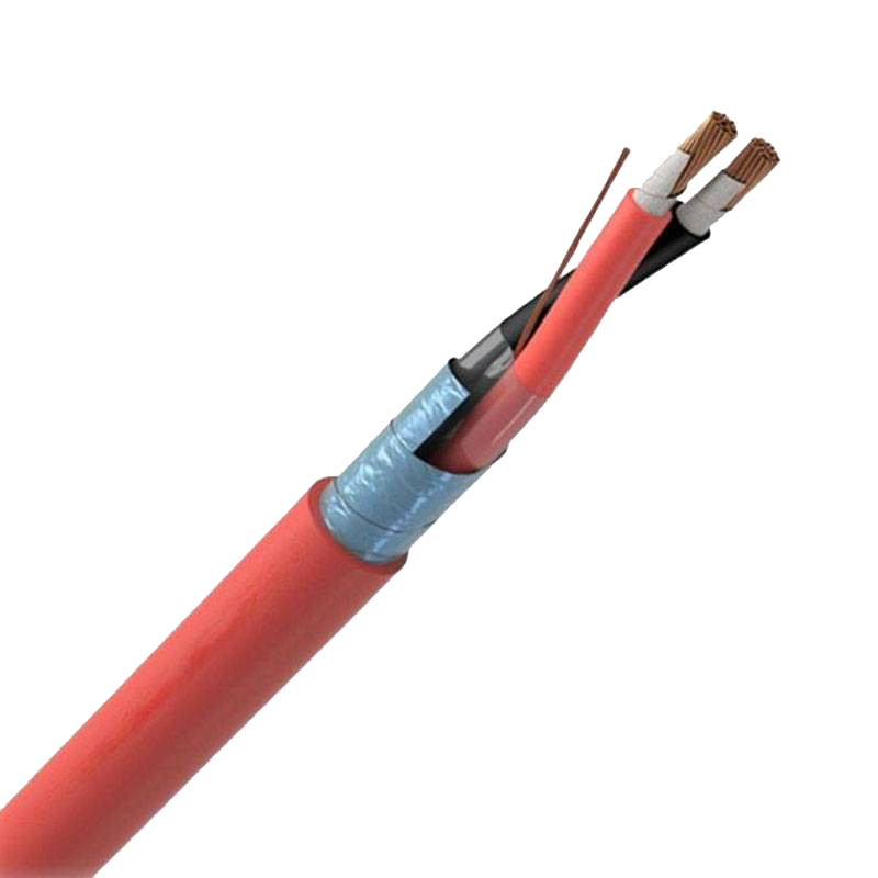 JE-H(St)-H 2x1 mm2+E, многожилен безхалогенен пожароизвестителен кабел със становище от ГДПБЗН, червен/100m