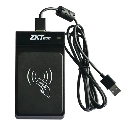 Настолен RFID USB четец за удобно въвеждане на Mifare/Desfire карти
