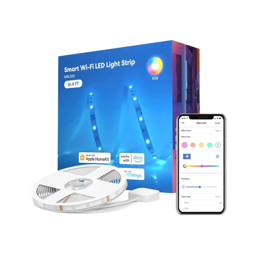Smart WiFi LED цветна лента 5 m