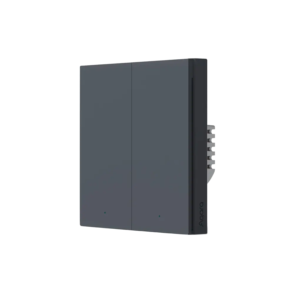 H1 (double rocker, NO neutral) Gray