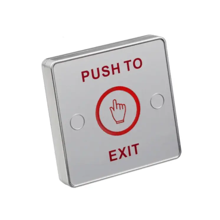 Бутон Exit, пластмасов с LED