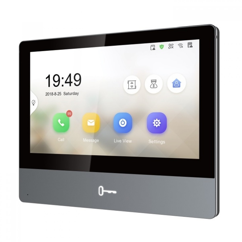 Видео домофон 7" Touch-Screen мониторен панел