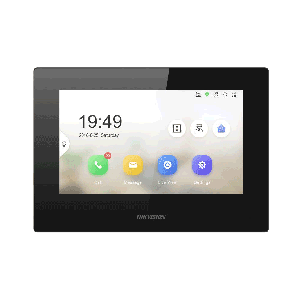 Мониторен панел, 7" Touch-Screen черен