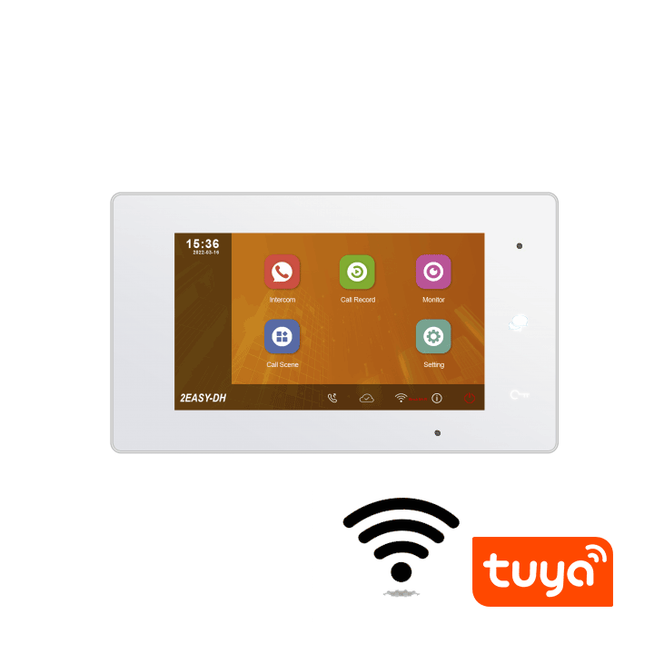Цветен 7" IPS Wi-Fi монитор Tuya app