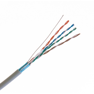 FTP (F/UTP) кабе, 4x2xAWG24 Категория 5E 300 MHz Euroclass Eca PVC