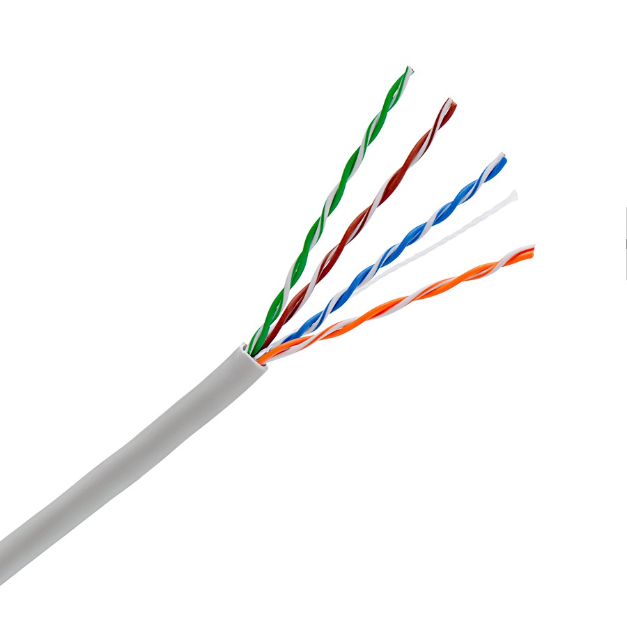 UTP (U/UTP) кабел 4x2xAWG24 Категория 5E 300 MHz Euroclass Eca PVC