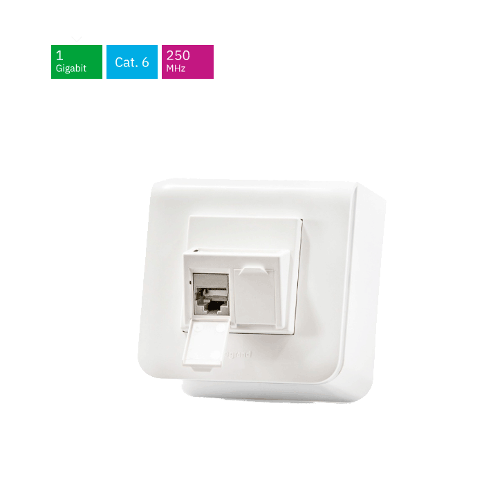 Modulo45 вложка с включени 2 x SC Simplex OS2 adapter
