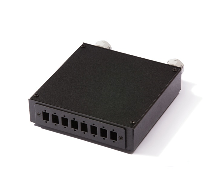 Разпределителна кутия (Distribution box) за 8 x SC-SC, LC-LC Duplex или E2000-E2000 (LSH-LSH) адаптери празна