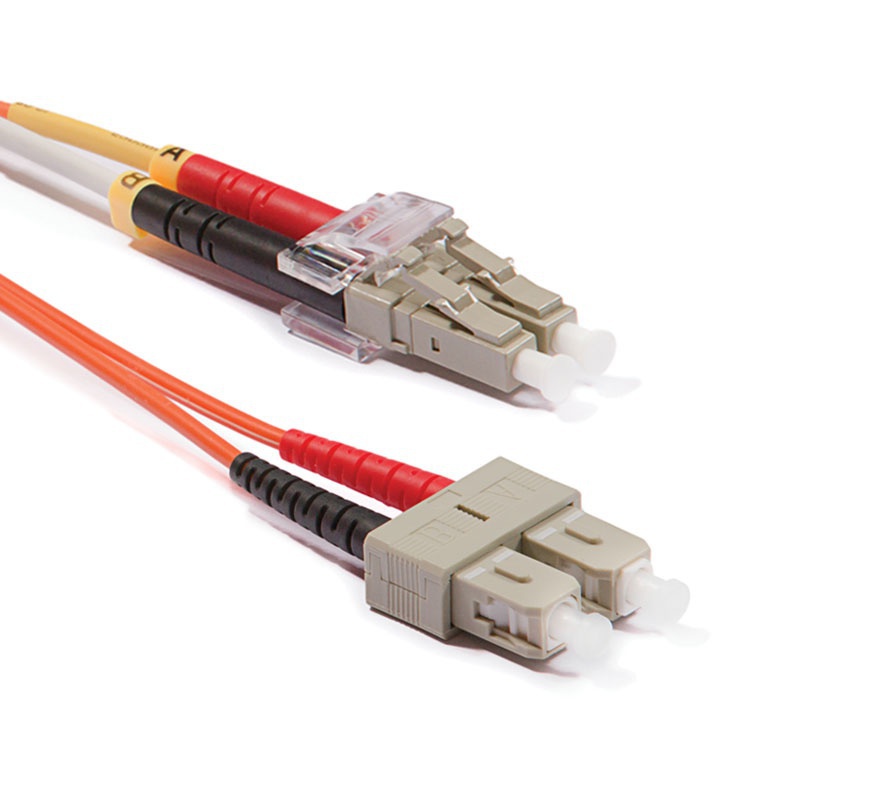 LC-SC Duplex пач корда OM3 50/125 µm 2м