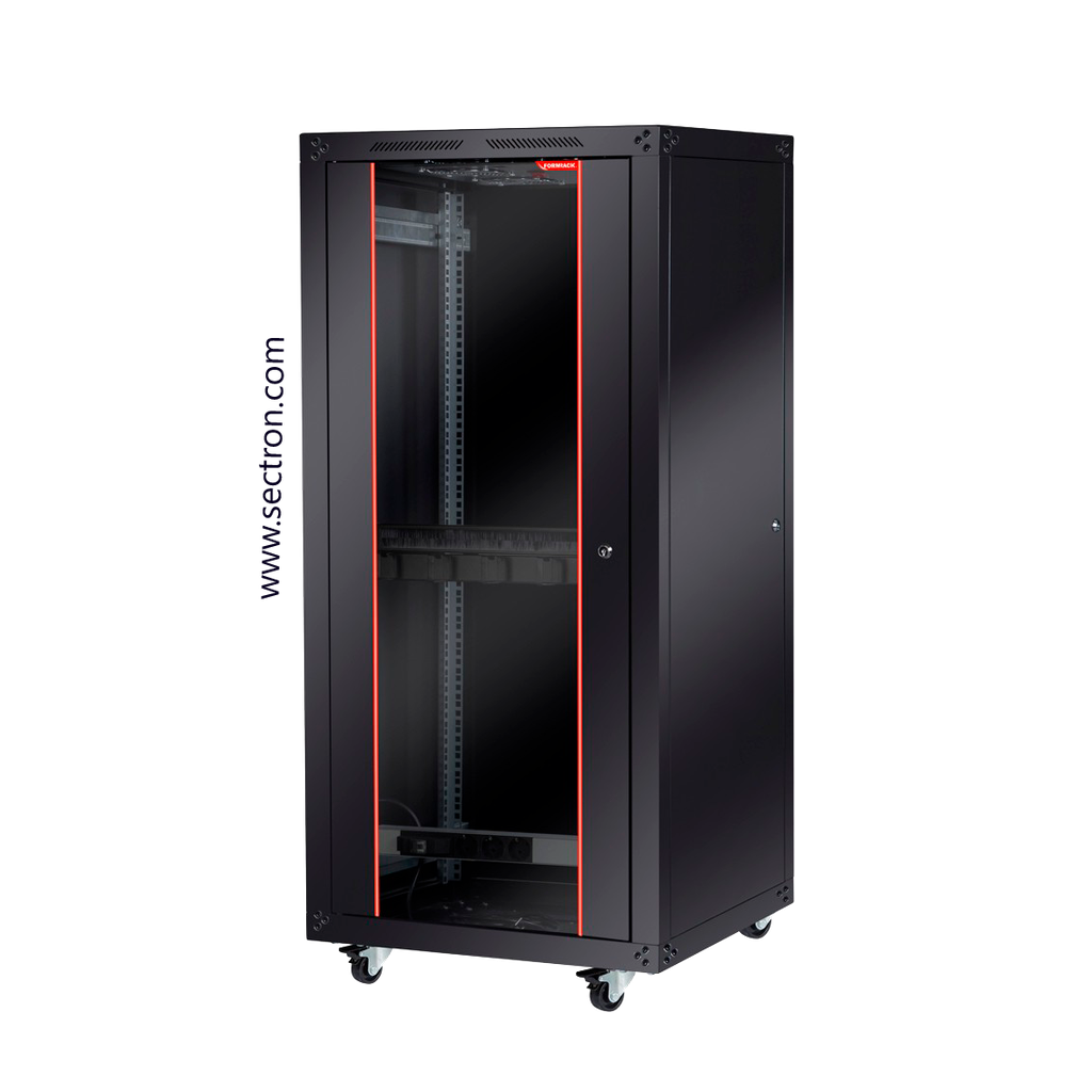 19" Комуникационен шкаф 26U 600/600мм серия Silverline/Betaline
