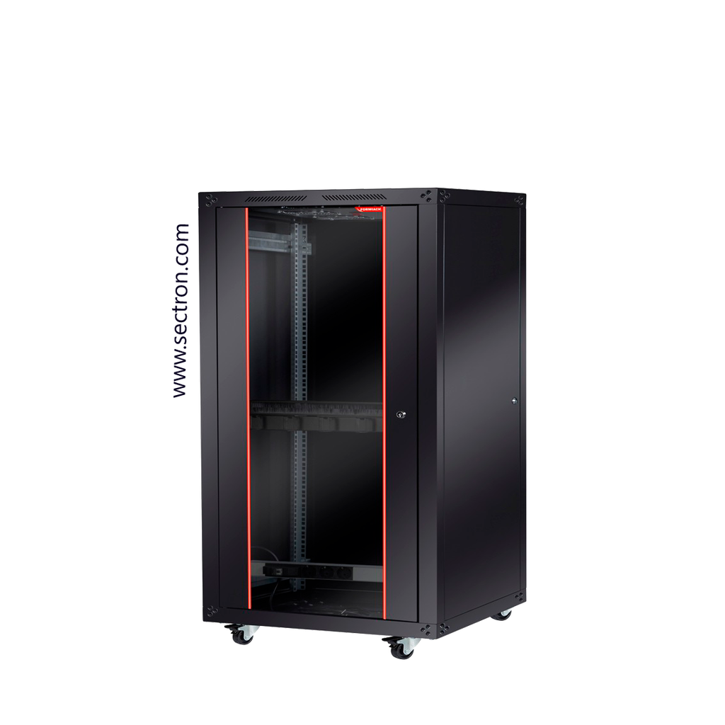 19" Комуникационен шкаф 20U 600/1000мм серия Silverline/Betaline
