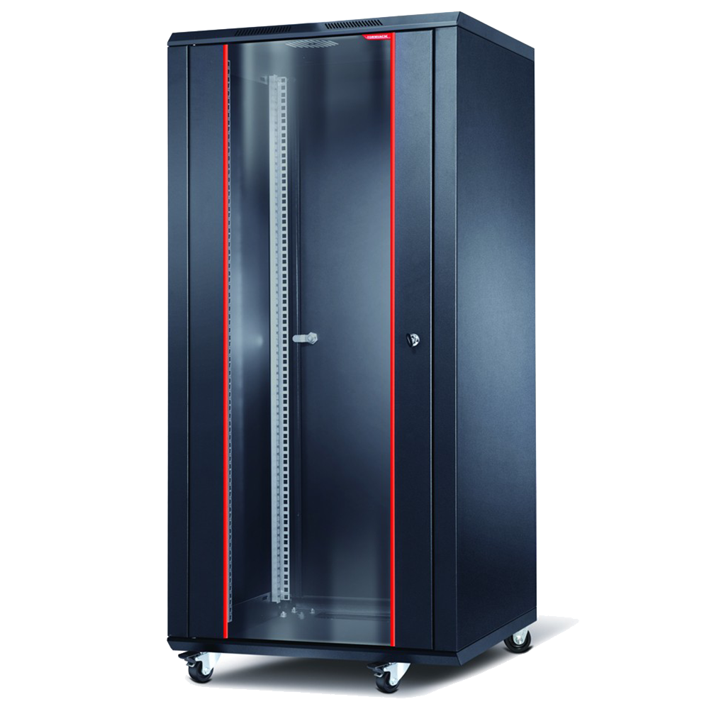 19" Комуникационен шкаф 26U 600/600мм серия Blueline/Interline