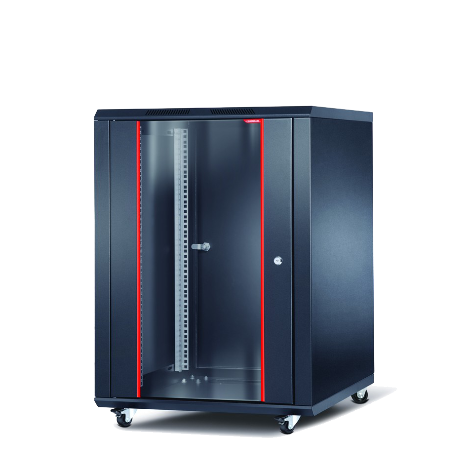 19" Комуникационен шкаф 12U 600/600мм серия Blueline/Interline