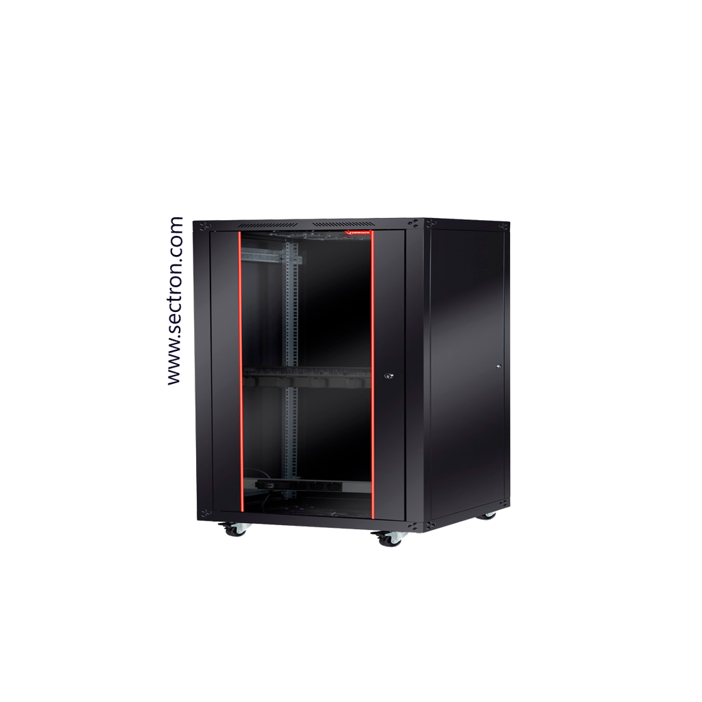 19" Комуникационен шкаф 12U 600/780мм серия Silverline/Betaline