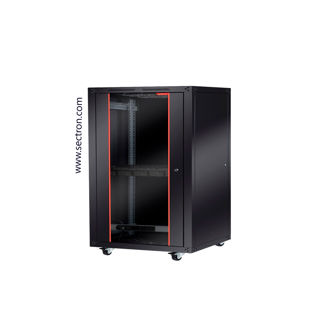 19" Комуникационен шкаф 16U 600/780мм серия Silverline/Betaline