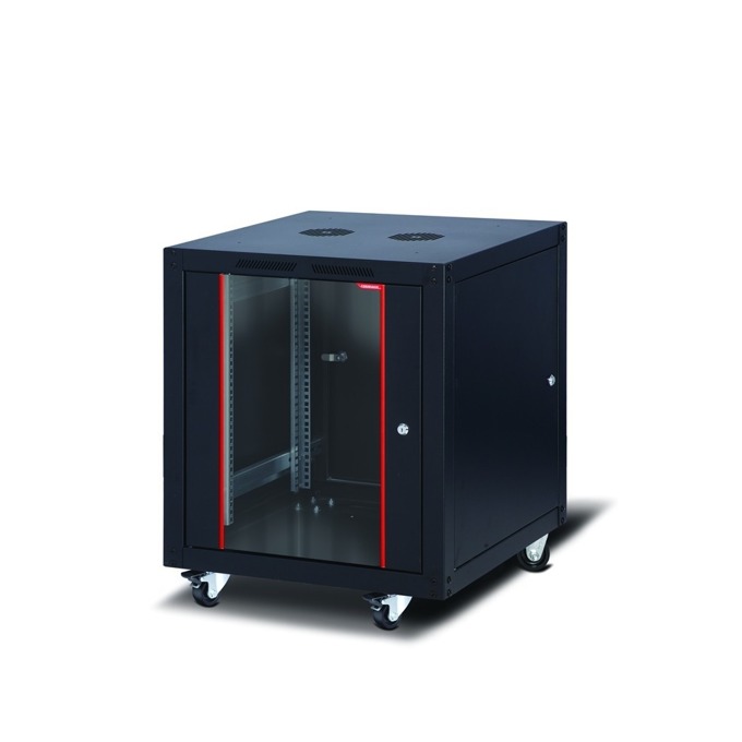 19" Комуникационен шкаф 12U 600/1000мм серия Silverline/Betaline