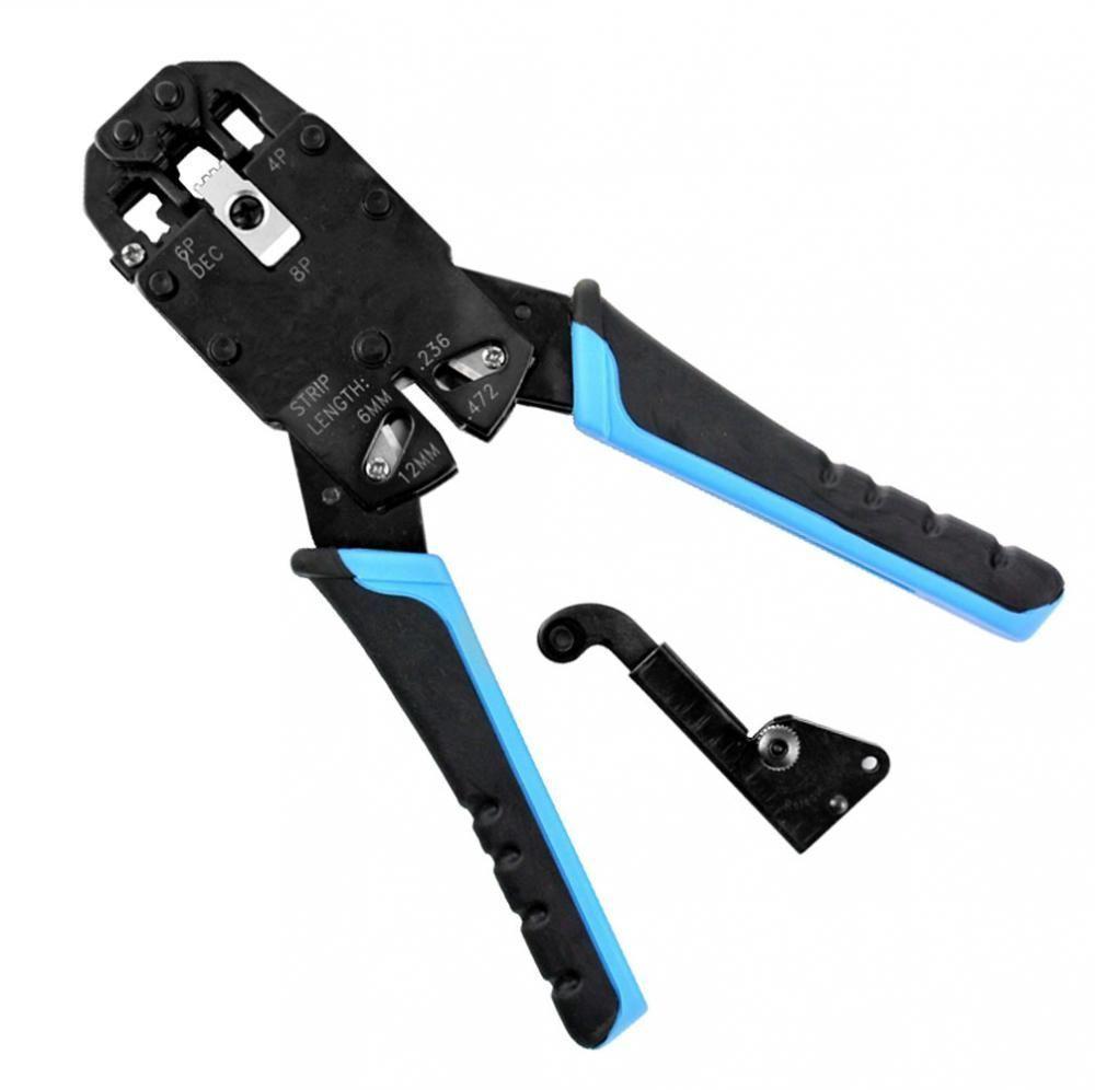 Инструмент за кримпване на куплунзи 8p8c RJ45, 6p4c RJ11, 4p4c RJ9