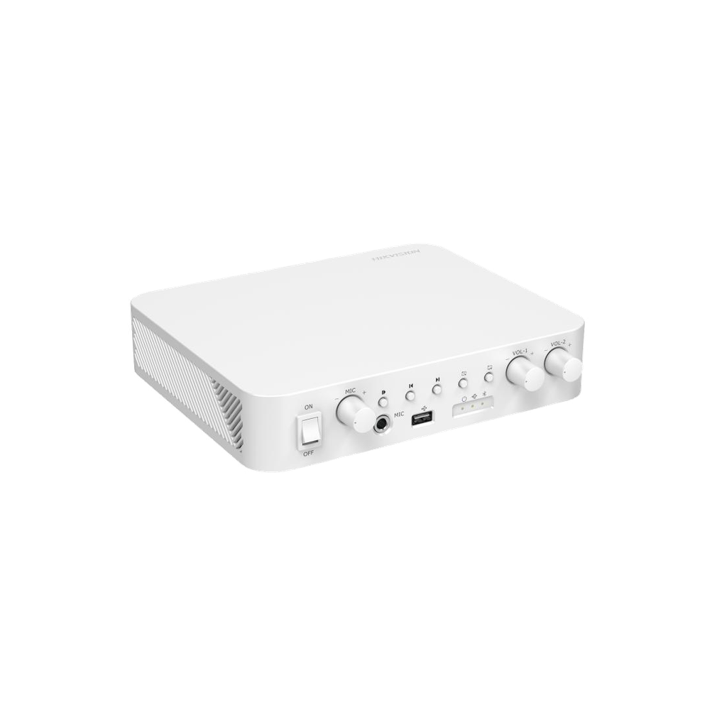 Аналогов усилвател 60W с вградени аудио входове Bluetooth, USB флаш драйв, микрофон 6.35 mm жак и RCA