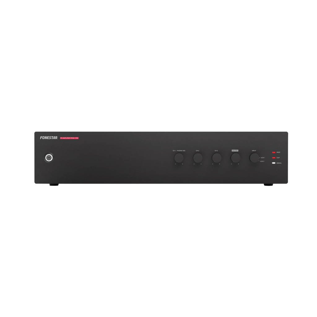 30 W Еднозонов усилвател със смесител за озвучаване с вграден USB/FM player