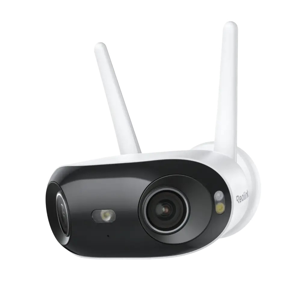 Корпусна безжична панорамна IP камера Ден/Нощ 8MP 2x2.8мм