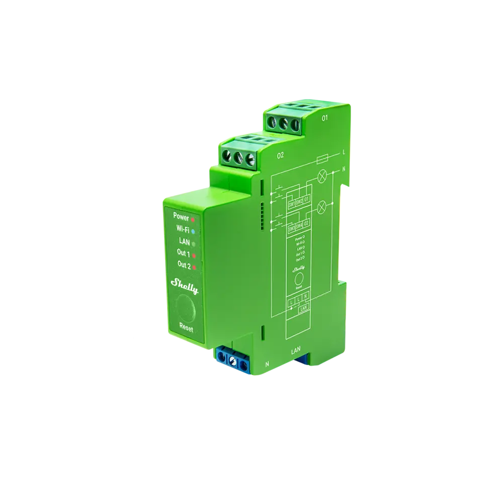 Димер Smart 2х 200VAC за DIN