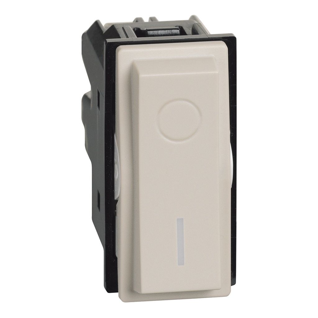 Ключ за бойлер 1 модул 16A /двуполюсен/ цвят Крем Living Now Bticino
