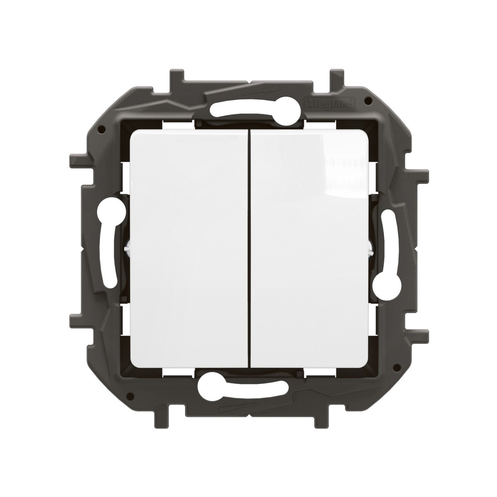 Сериен девиаторен ключ цвят Бял Niloe New Legrand
