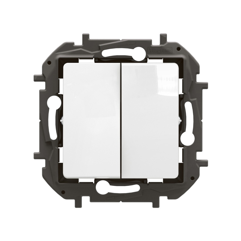 Сериен бутон цвят Бял Niloe New Legrand