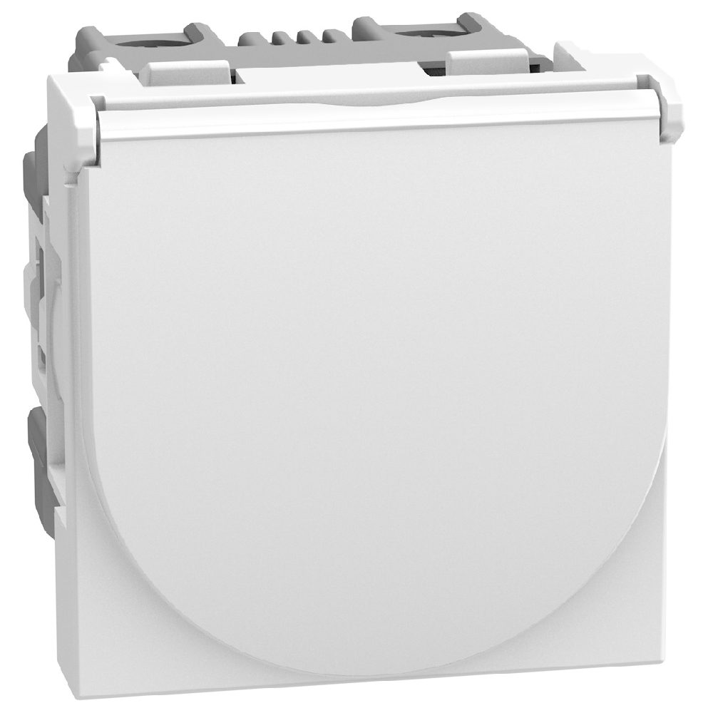 Контакт ШУКО 2P+E 16A с капаче 2 мод. цвят Бял Light Now Bticino