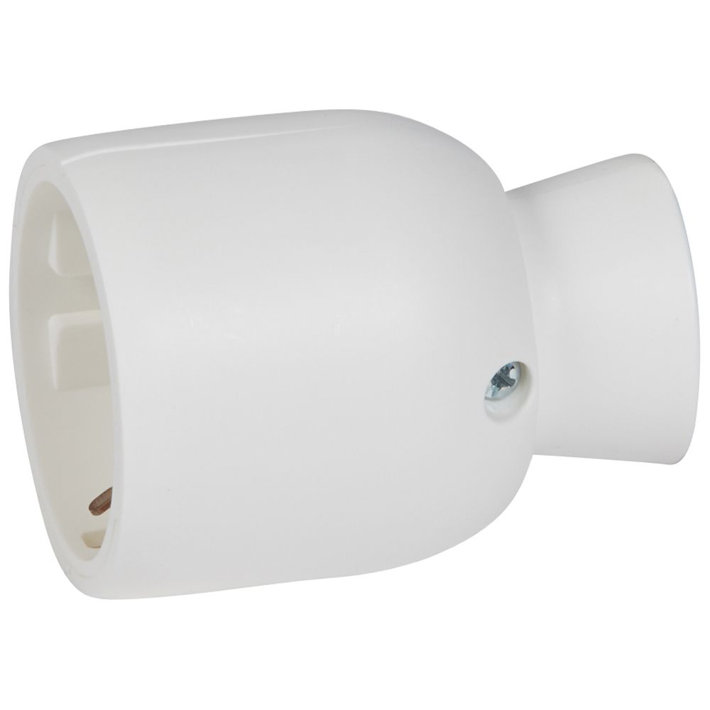 Куплунг бял 2P+Т 16A 250V /15бр/ Legrand
