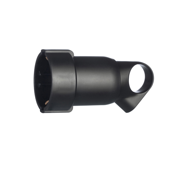 Куплунг черен 2P+Т 16A 250V с ринг Legrand