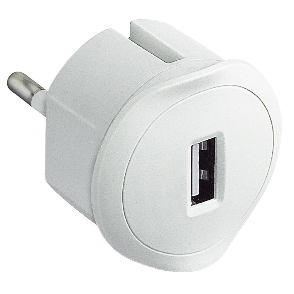 Зарядно за контакт USB тип A 1.5A 7.5W бяло Legrand