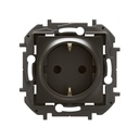 Контакт ШУКО 16A с детска защита цвят Черен Niloe New Legrand
