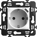 Контакт ШУКО 2P+E 16A + USB тип C 1.5A 7.5W 2 мод. цвят Бял Classia Bticino