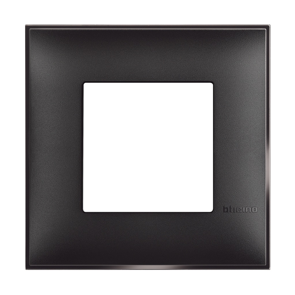 Рамка 2 мод. цвят Черен сатен (Black satin) Classia Bticino /блистер/