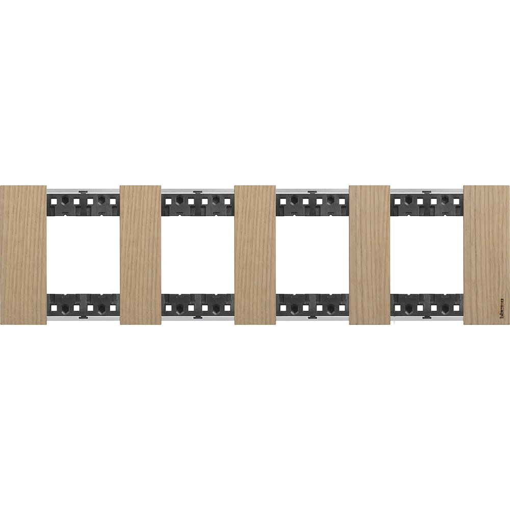 Рамка 4x2 мод. дървена цвят Дъб (Oak) Living Now Bticino