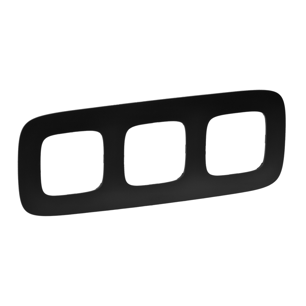 Рамка 3х цвят Черен мат Valena Allure Legrand