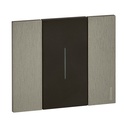 Рамка 2 мод. метална цвят Стомана (Steel) Living Now Bticino