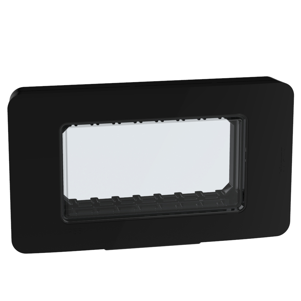 Лицева рамка + носеща IP55 4 мод. цвят Графит Light Now Bticino