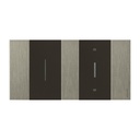 Рамка 2x2 мод. метална цвят Стомана (Steel) Living Now Bticino